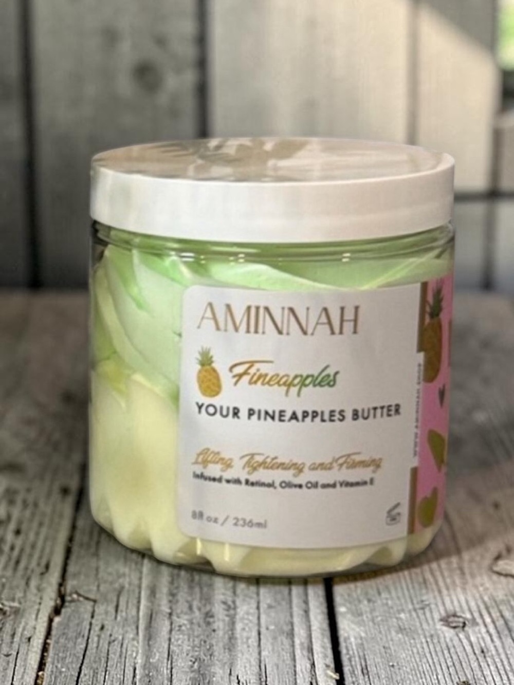 Aminnah Pineapples Body
Butter 8oz NEW Fineapples